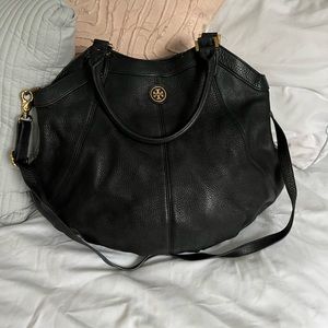 Tory Burch purse with messenger strap.